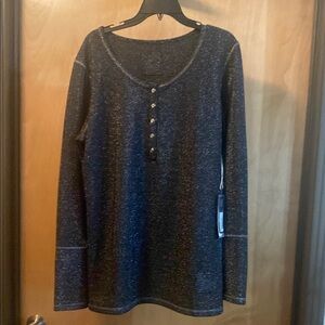 Double D Ranch Black Long Sleeve Top